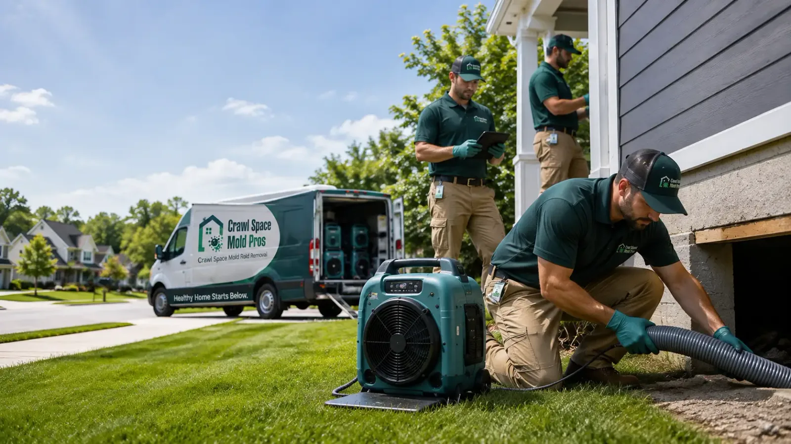 Crawl Space Mold Removal in Tilghman, MD